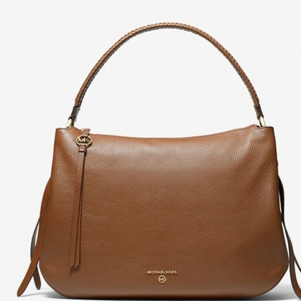 Michael Michael Kors Grand Large Leather Hobo Shoulder Bag